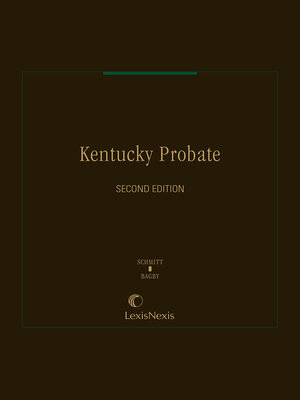 cover image of Kentucky Probate